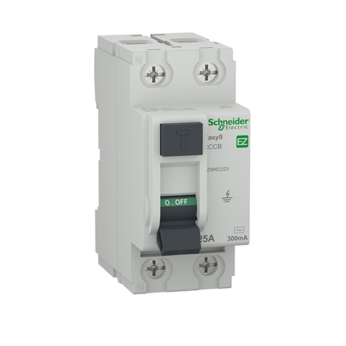 [MGEZ9R62225] Easy9 RCCB XP 2P AC-type 300 mA 25A Interrupteur Differentiel