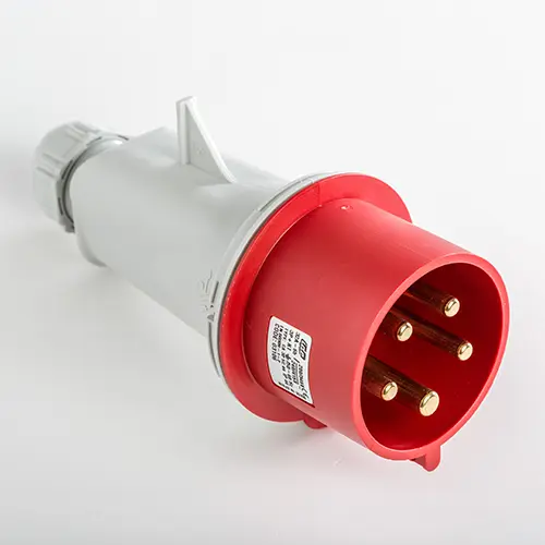 [IDE3106] FICHE MOBILE MALE IP44 3P+N+T 380V 32A 6H PU/PIECE