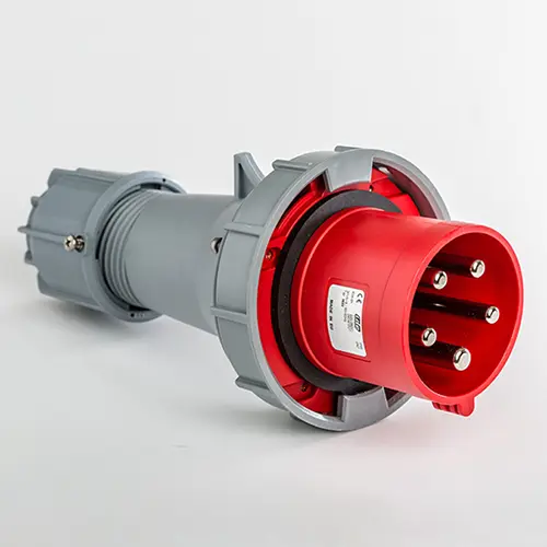 [IDE3653] Fiche mobile mâle IP66-IP67 3P+N+T 380 V 63 A 6H