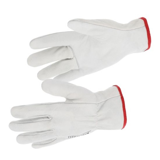 [SIN50FT9] GANTS DE MANUTENTION PLEINE FLEUR BOVIN MILIEU SEC T9 PU/PIECE