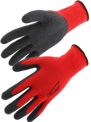 [SINPER73LAT09] GANT MANUTENTION MILIEU SEC ENDUIT LATEX/POLYESTER J13 T9