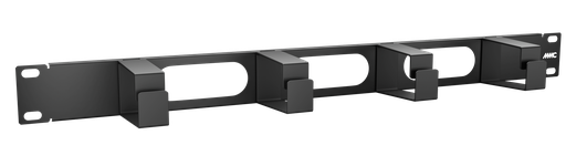 [CAEMMCPF1U4CHOG] GUIDE CORDON 4 CROCHETS NOIR PLASTIQUE1U