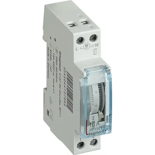 [LEG412790] Programmable modular analog time switch with manual daily control