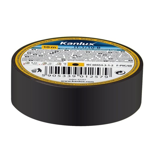 [KAN1271] Bande adhésive isolante noir IT-1/20-B