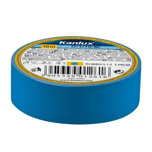 [KAN1275] Bande adhésive isolante bleu IT-1/20-BL