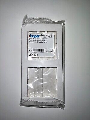 [HAGWK402] Kallysta Plaque 2P hz. entr71 Blanc N?v?