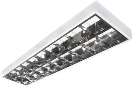 [KAN4827] Plafonnier à grille 2 x 36