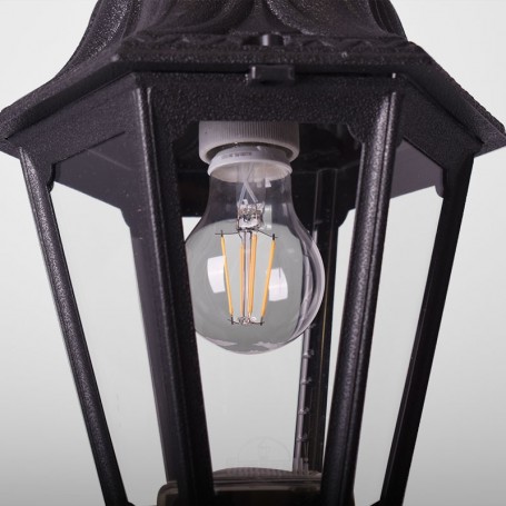 [FUME22151AXF1R] MIZAR ANNA NOIR TRANSP H110 LED E27  FILAMENT 6W  2.7K AMP INCLUS