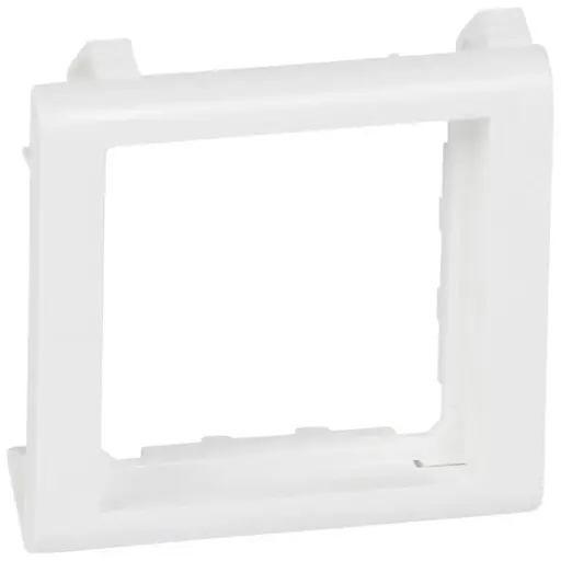 [LEG74852] Support de plaque étroit pour paroi mince Batibox 2 modules blanc