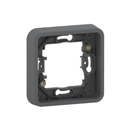[MEG34107] MUREVA SUPPORT ENCASTRE 1 POSTE GRIS