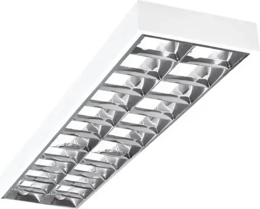 [KAN19732] Plafonnier grille G13 T8 2 x 36 W IP20