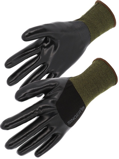 [SINNYM334NIB09] GANT NITRILE 3/4 ENDUIT SUPPORT POLYAMIDE J13 / T9