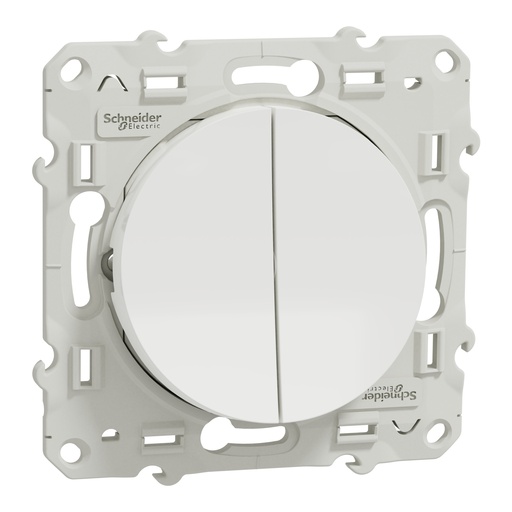 [MEGS525214] ODACE DOUBLE VA ET VIENT 10A BLANC GRIFFES