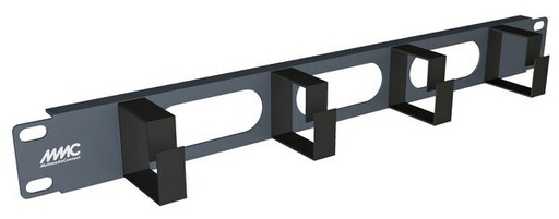 [CAEMMCPF1U4CROG] PANNEAU 1U GUIDE CORDON 4 CROCHETS