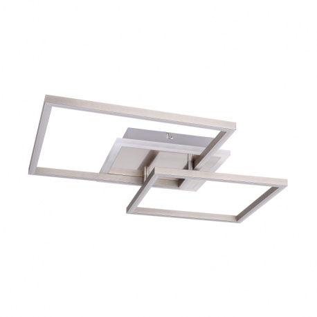 [CEN67220-30] PLAFONNIER METAL NICKLE MAT 1 LED