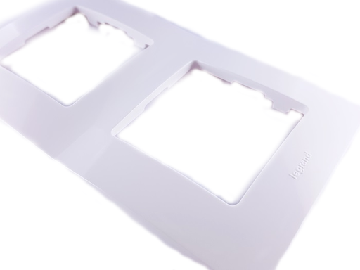 [LEG665002] PLAQUE DOUBLE  71 BLANC