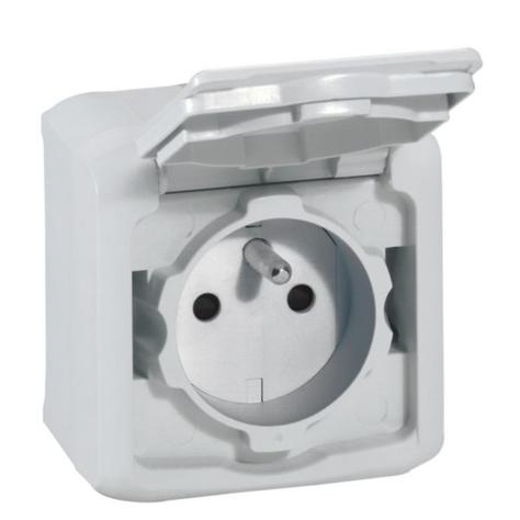 [LEG782395] FORIX PRISE FB 2P+T 16A GRIS UV/1
