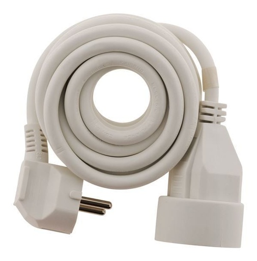 [CEN_192151] PROLONATEUR HO5VV-F 3G1.5mm² BLANC LONGUEUR 3 METRE