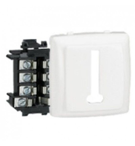 [LEG86138] Prise téléphone 8 contacts Appareillage saillie composable - blanc