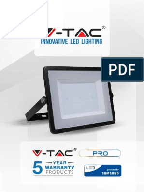 [VTA464] Projecteur LED 50W SMD Puce  Slim Corps Gris 4000K