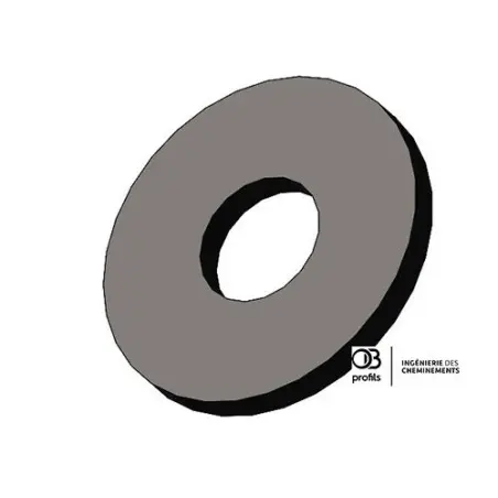 [OBP930208] Rondelle plate Ø8