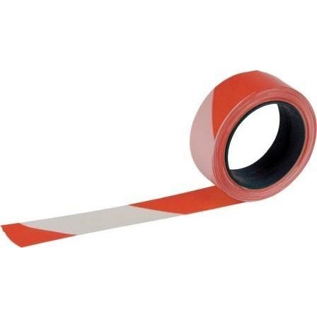 [BMB8787] RUBALISE ROUGE/BLANC 100M X 50MM