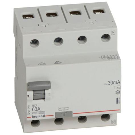 [LEG402064] RX3 ID 4PD 63A AC 30MA