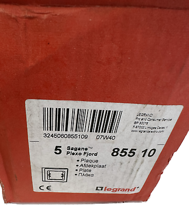 [LEG85510] SAGANE PLAQUE PLEXO BLANC 1P