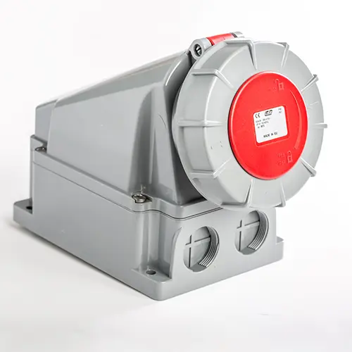 [IDE3872] PRISE MURALE APPARENT IP66-IP67 3P+T 380V 63A 6H PU/PIECE