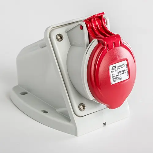 [IDE3322] PRISE MURALE APPARENT IP44 3P+T 380V 16A 6H PU/PIECE