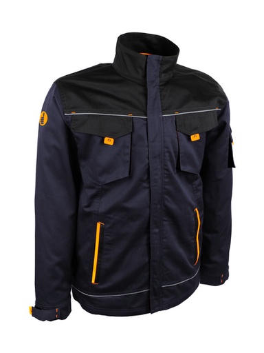 [SINVILBLE02] VESTE MARINE POLY/ COTON M