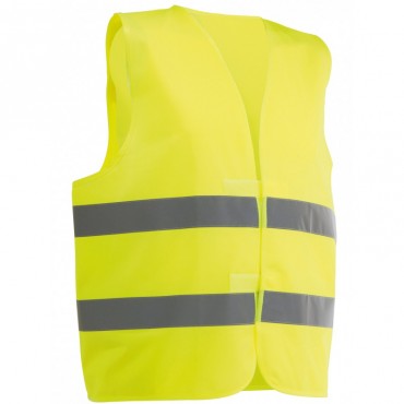 [SINGILA04] GILET STD HV JAUNE 2 BDES HOR XL