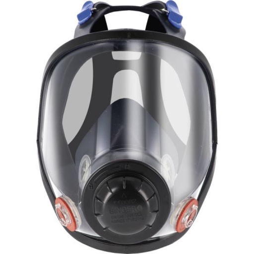 [SINMP600] MASQUE RESPIRATOIRE PANORAMIQUE SILICONE DUO FIXATION FILTRES BAÏONNETTE