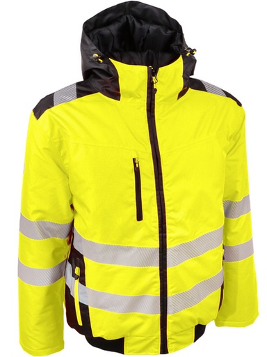[SINBERGUETL] BLOUSON HAUTE VISIBILITE INTEMPERIES TYPE AVIATEUR  CHAUD  ET CONFORTABLE