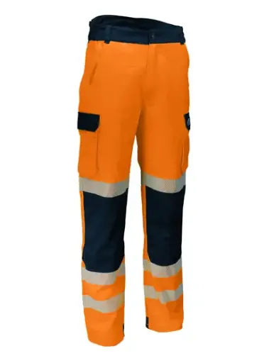 [SINPILOMTM] PANTALON DE TRAVAIL HAUTE VISIBILITÉ. 54% COTON ET 46% POLYESTER, 270 G/M²