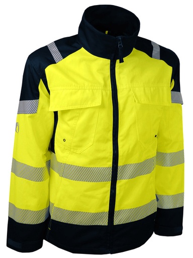 [SINVITAMTL] VESTE DE TRAVAIL HAUTE VISIBILITE 54% COTON ET 46% POLYESTER 270G/M2