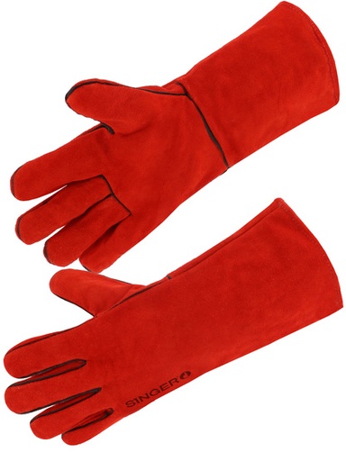 [SIN51SIREP15KV] GANT SOUDEUR TOUT CROUTE BOVIN RGE DOUBLE COTON 35CM