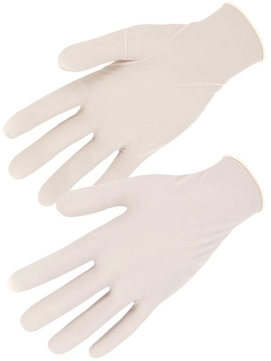 [SINAUU1010] GANTS LATEX A USAGE UNIQUE NON POUDRE PU/PIECE