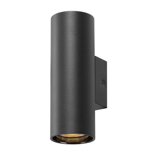 [SLV1006443] ASTO TUBE applique murale, cylindrique, max. 2x 10 W, noir