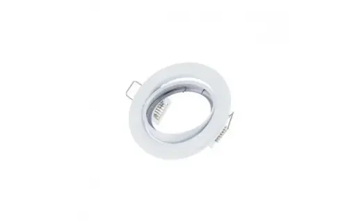 [OPT5097] Anneau encastrable réglable rond blanc