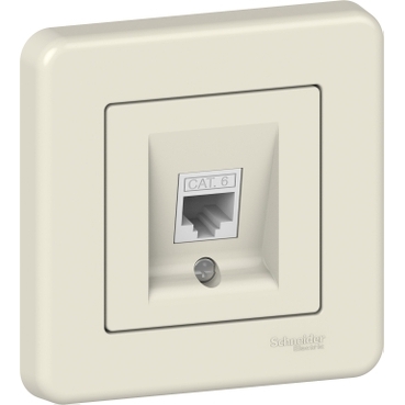 [MEGLNA4700123] Prise RJ45 Cat.6 crème