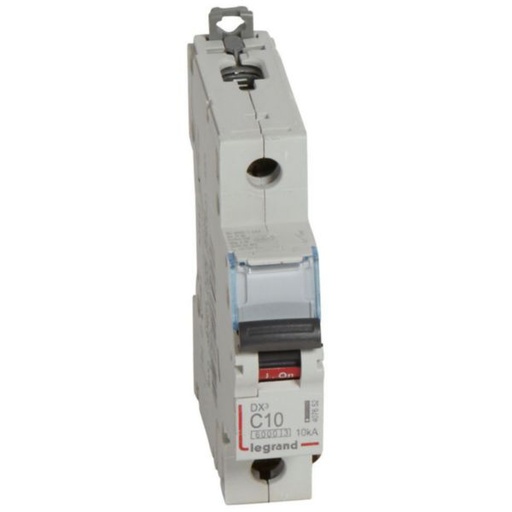 [LEG407654] Disjoncteur DX³6000 10kA arrivée haute et départ bas à vis 1P 230V~ à 400V~ - 16A - courbe C - 1 module