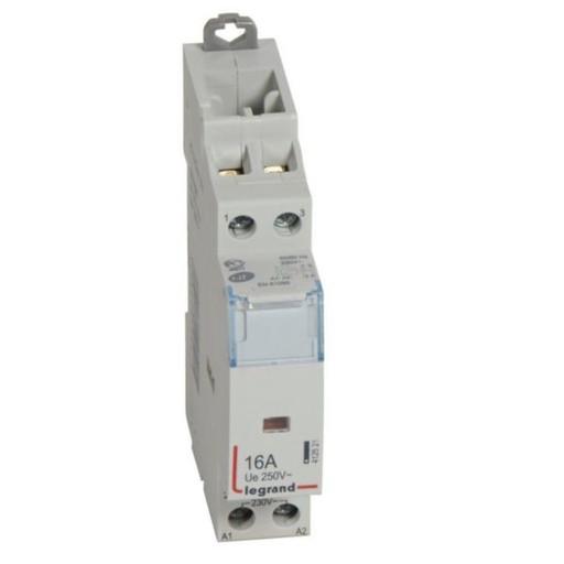 [LEG412521] Contacteur de puissance CX³ bobine 230V~ sans commande manuelle - 2P 250V~ - 16A - contact O+F - 1 module