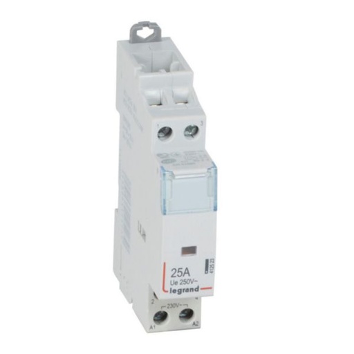 [LEG412523] Contacteur de puissance CX³ bobine 230V~ sans commande manuelle - 2P 250V~ - 25A - contact 2F - 1 module
