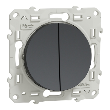 [MEGS540214] Odace - double va-et-vient anthracite 