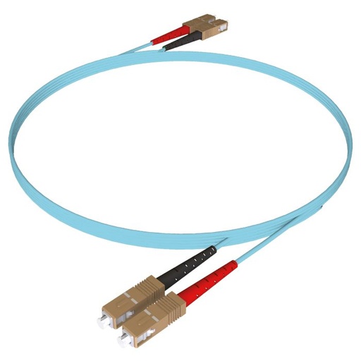 [CAEJSCSC1DOS2] Jarretière optique Duplex SC/SC OS2 - 1 mètre – Gamme MMC