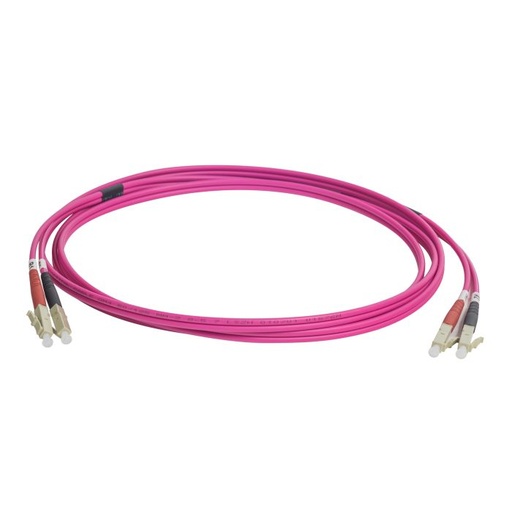 [CAEJLCLC3DOM4] Jarretière optique Duplex LC/LC OM4 - 3 mètres – Gamme MMC