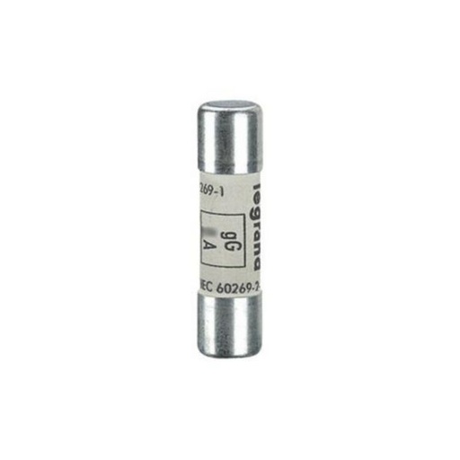 [LEG013306] Cartouche industrielle cylindrique typegG 10x38mm sans voyant - 6A