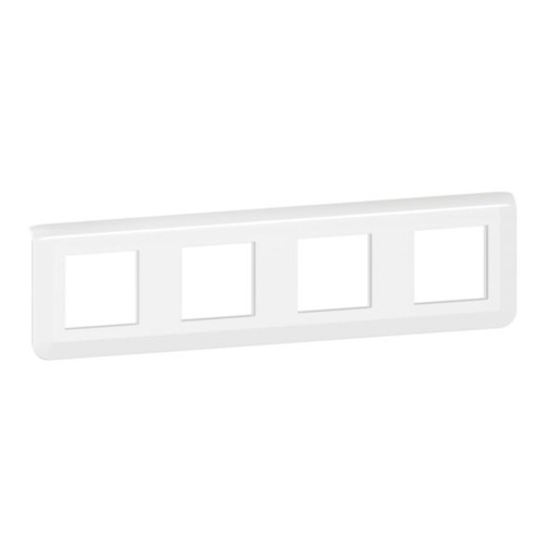 [LEG78808L] Plaque de finition horizontale Mosaic pour 4x2 modules blanc