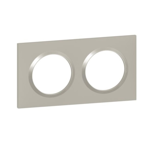 [LEG600822] Plaque carrée dooxie 2 postes plume